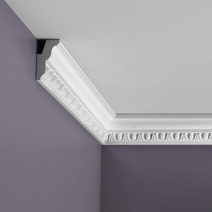 Cornisa decorativa din poliretan C728 - 7.7x4.3.5x200 cm