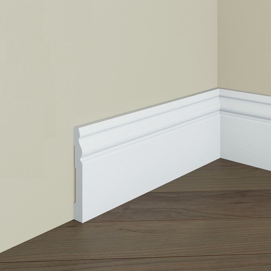 Plinta decorativa din polimer rigid S7 - 9.8x1.9x200 cm