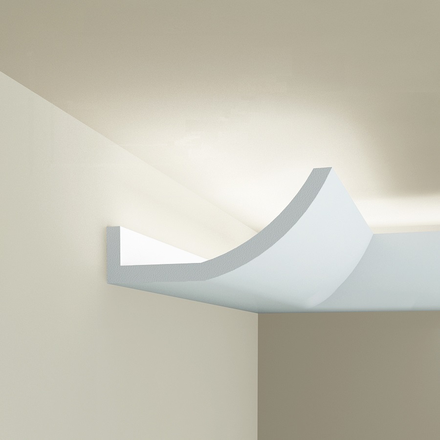 Scafa decorativa din polimer rigid ES3 - 8.5x17x200 cm