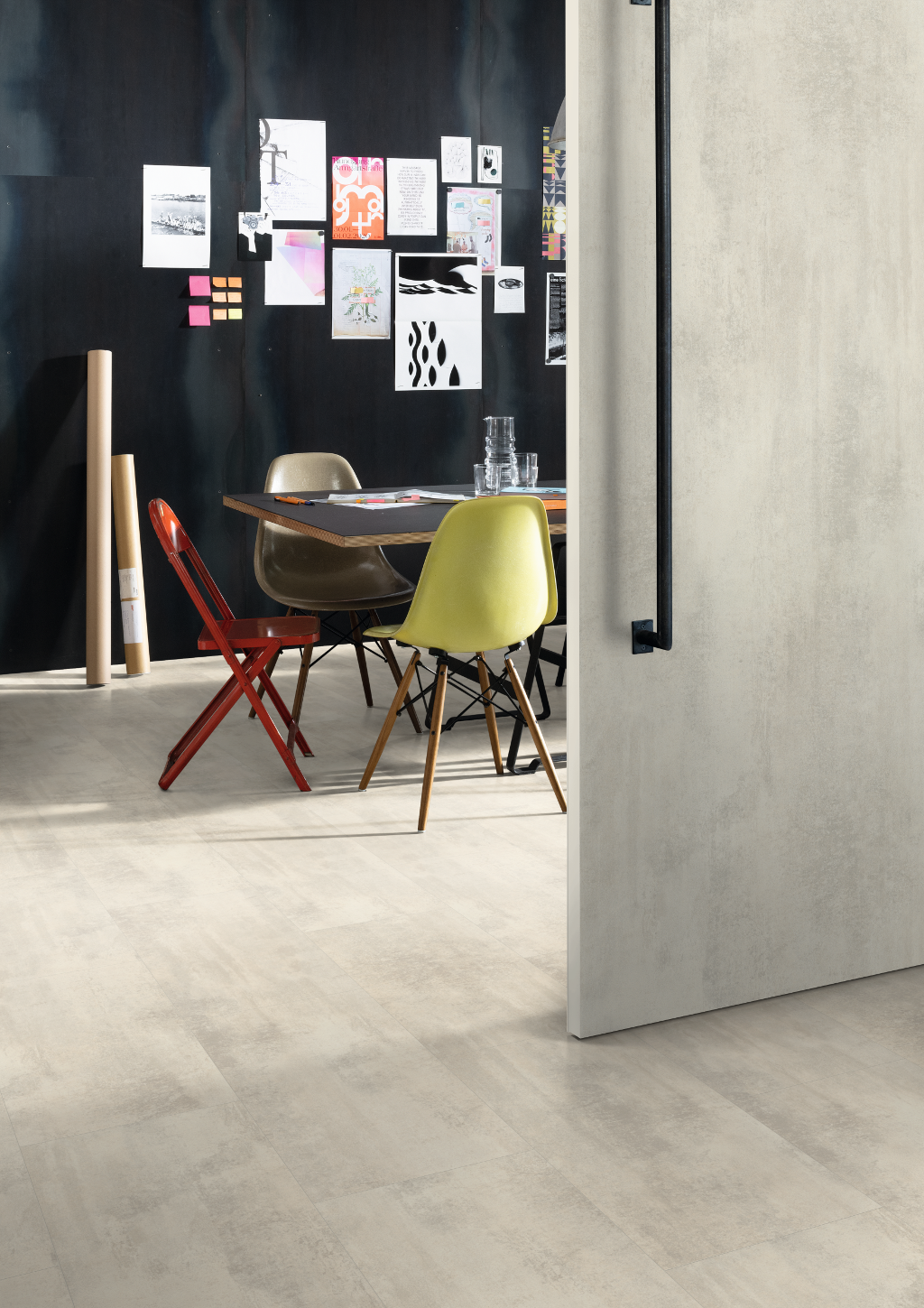 Pardoseala laminata ELF637 Chromix alb